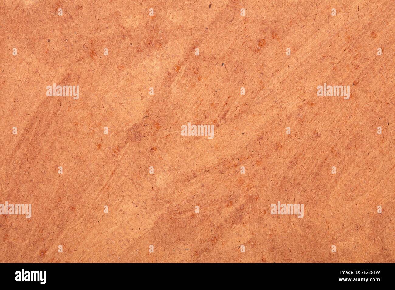 Beige paper with brush strokes and dust, texture background Stock Photo