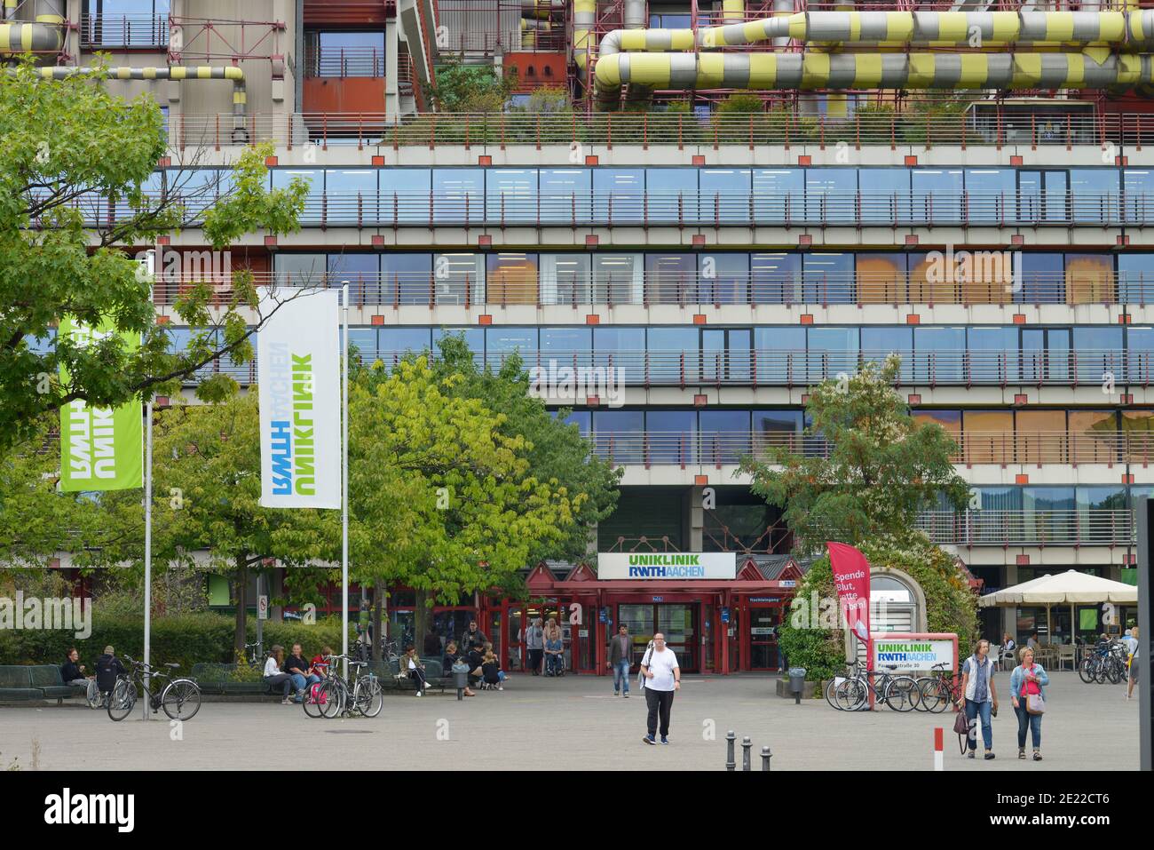 Uniklinik RWTH, Pauwelsstrasse, Laurensberg, Aachen, Nordrhein-Westfalen, Deutschland Stock Photo