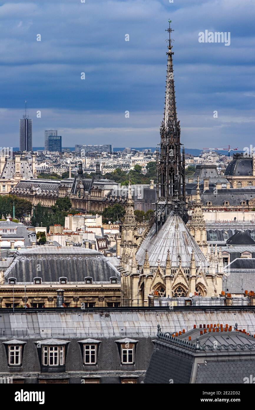 Notre Dame Cathedral, Paris 14 Stock Photo