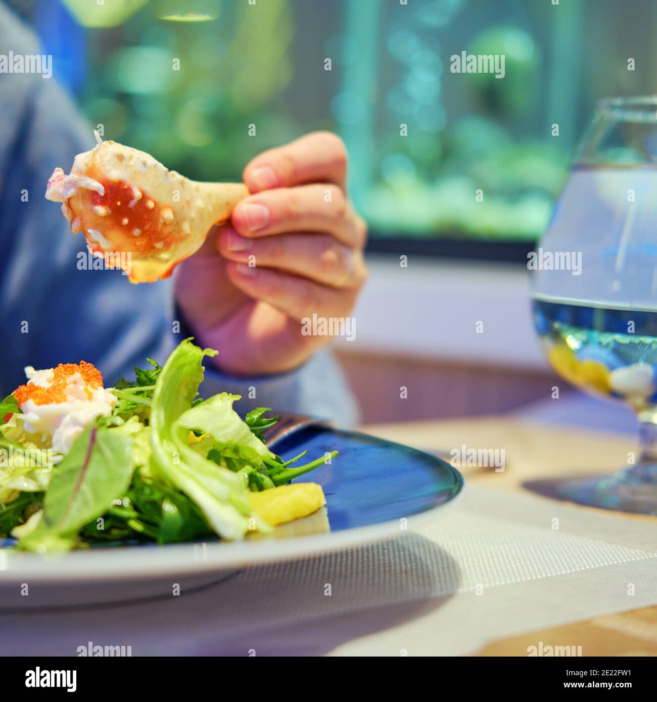 Banquet cuisine lobster seafood hi-res stock photography and images - Alamy