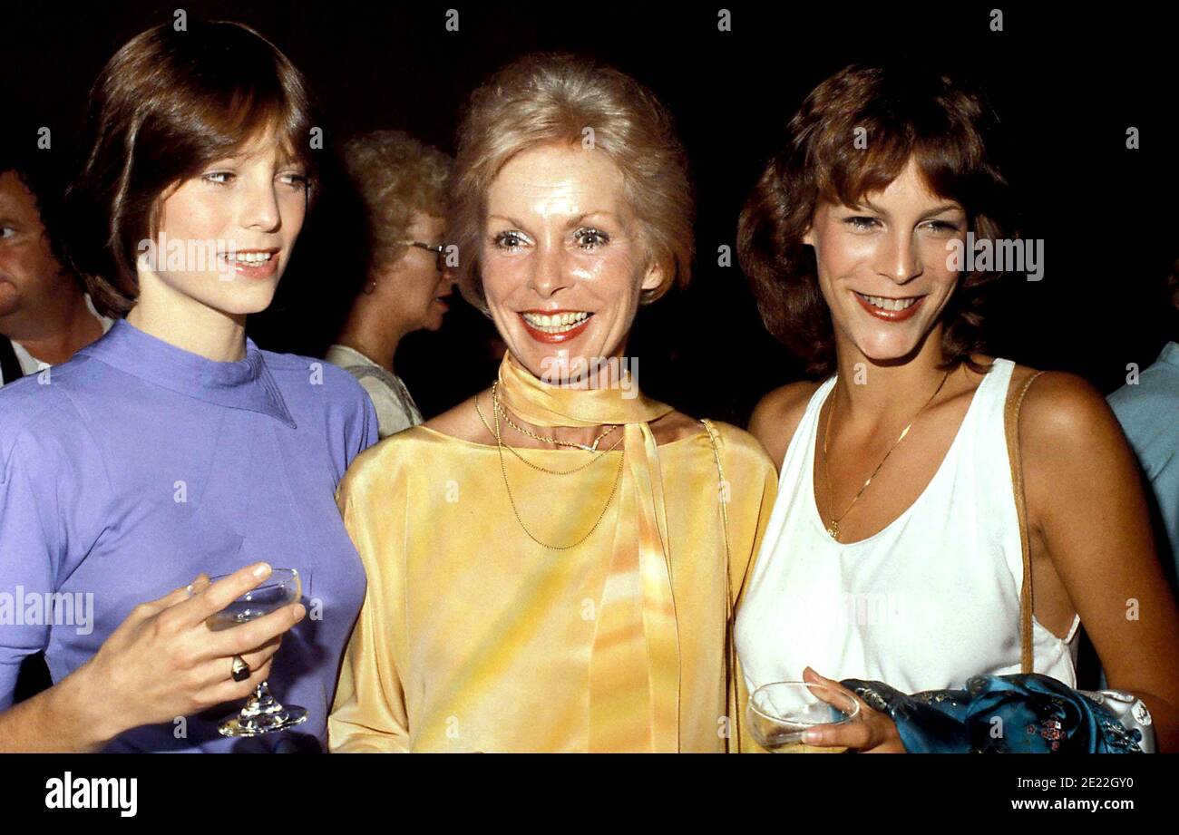 Kelly Curtis Janet Leigh And Jamie Lee Curtis Credit Ralph Dominguez Mediapunch Stock Photo Alamy