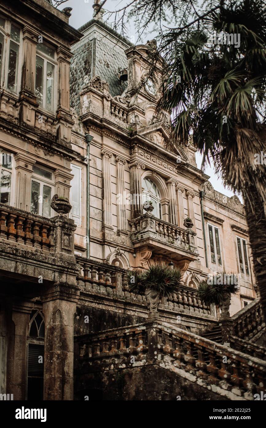 Vertical shot of classical European architecture. perfect for wallpaper Stock Photo Alamy