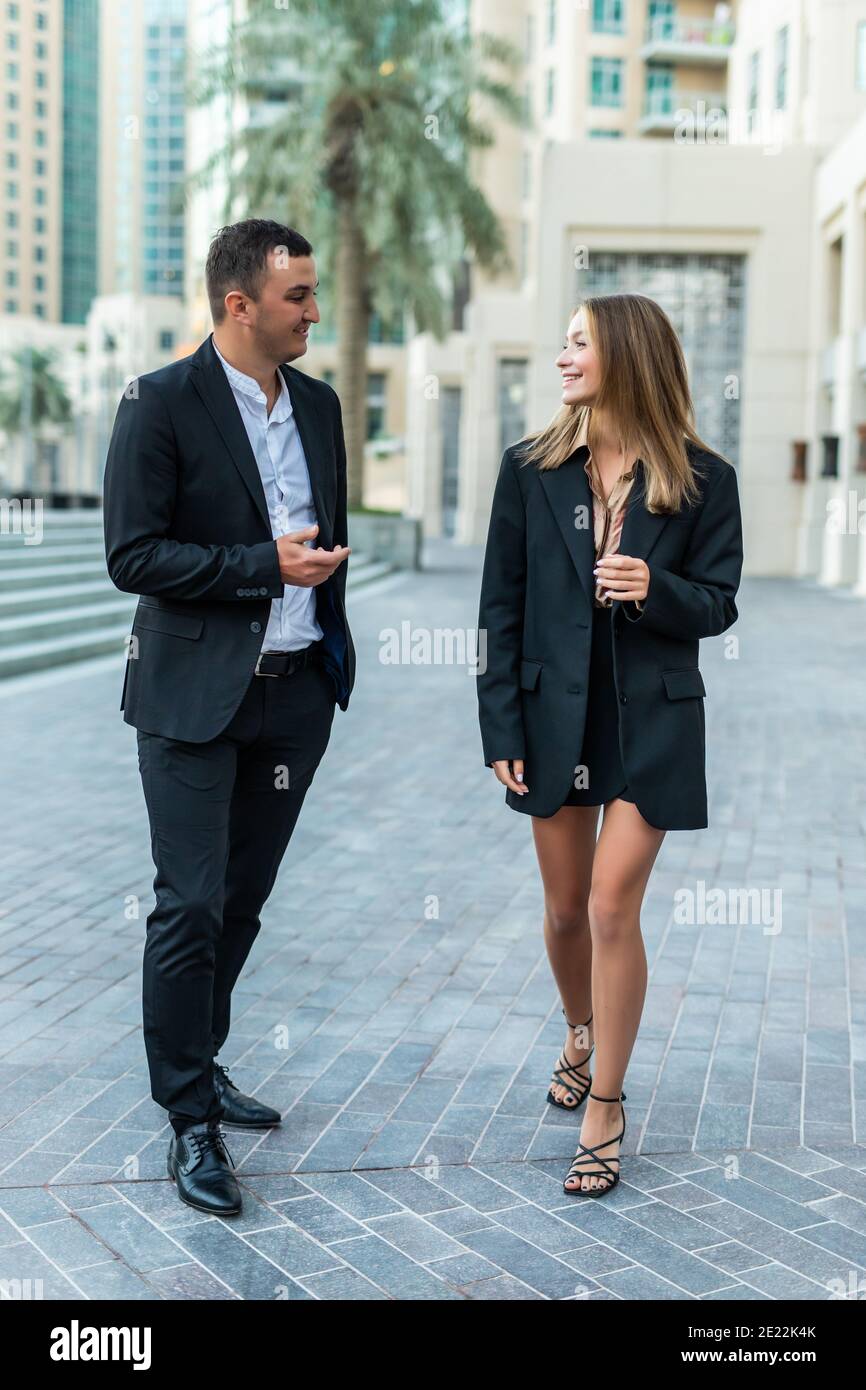 Indian man woman walking along hi-res stock photography and images - Alamy