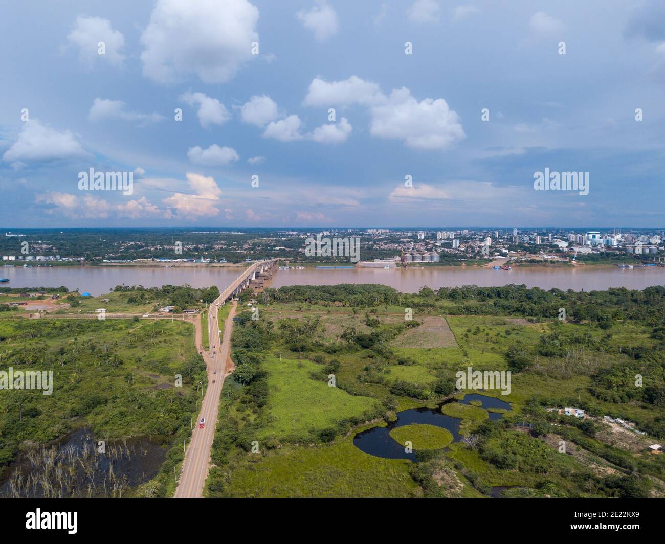 Satellite view deforestation in rondonia brazil hi-res stock photography  and images - Alamy