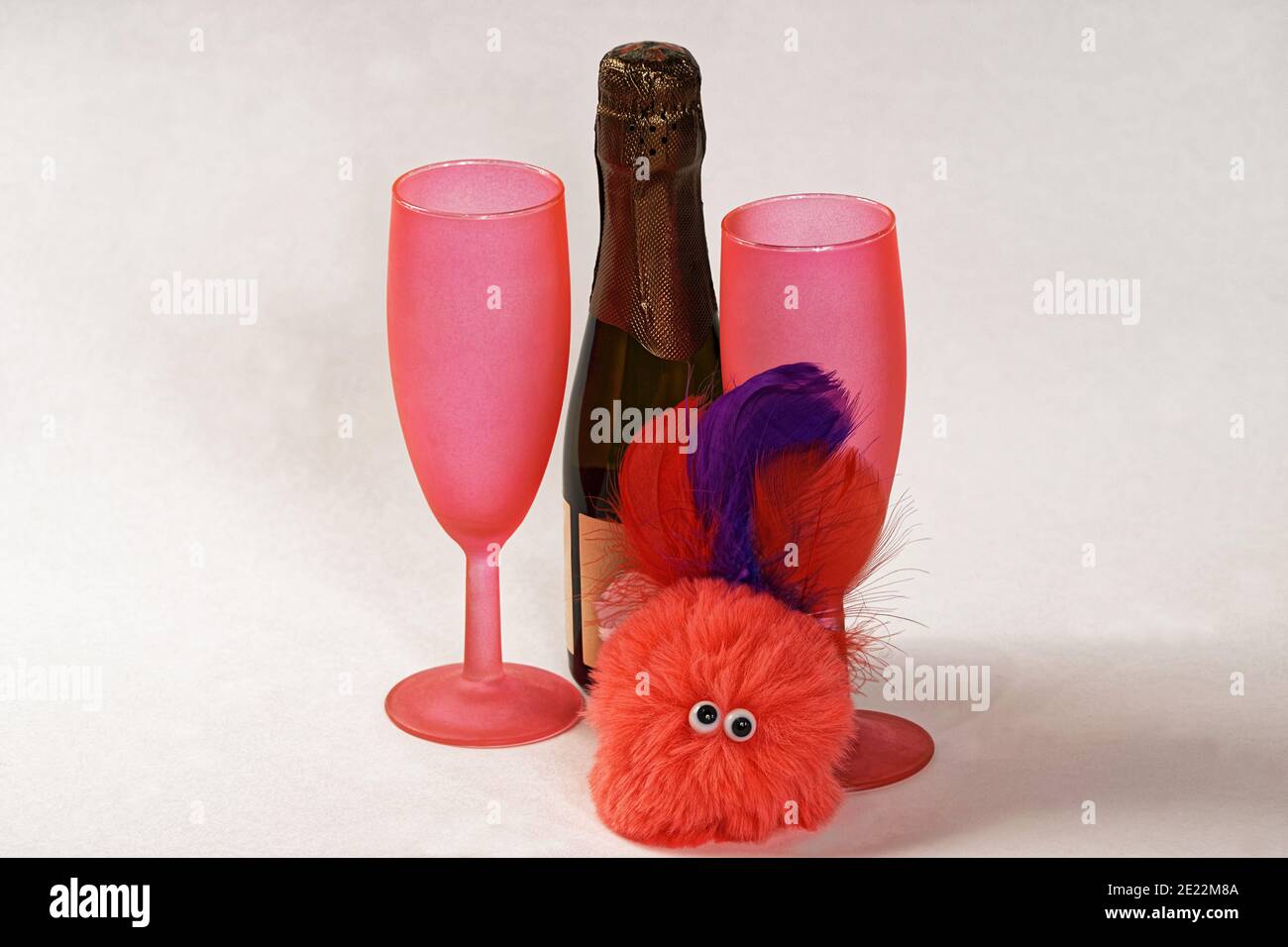 Photo furry friends, furry, fluffy, shaggy,wine glasses Stock Photo Alamy