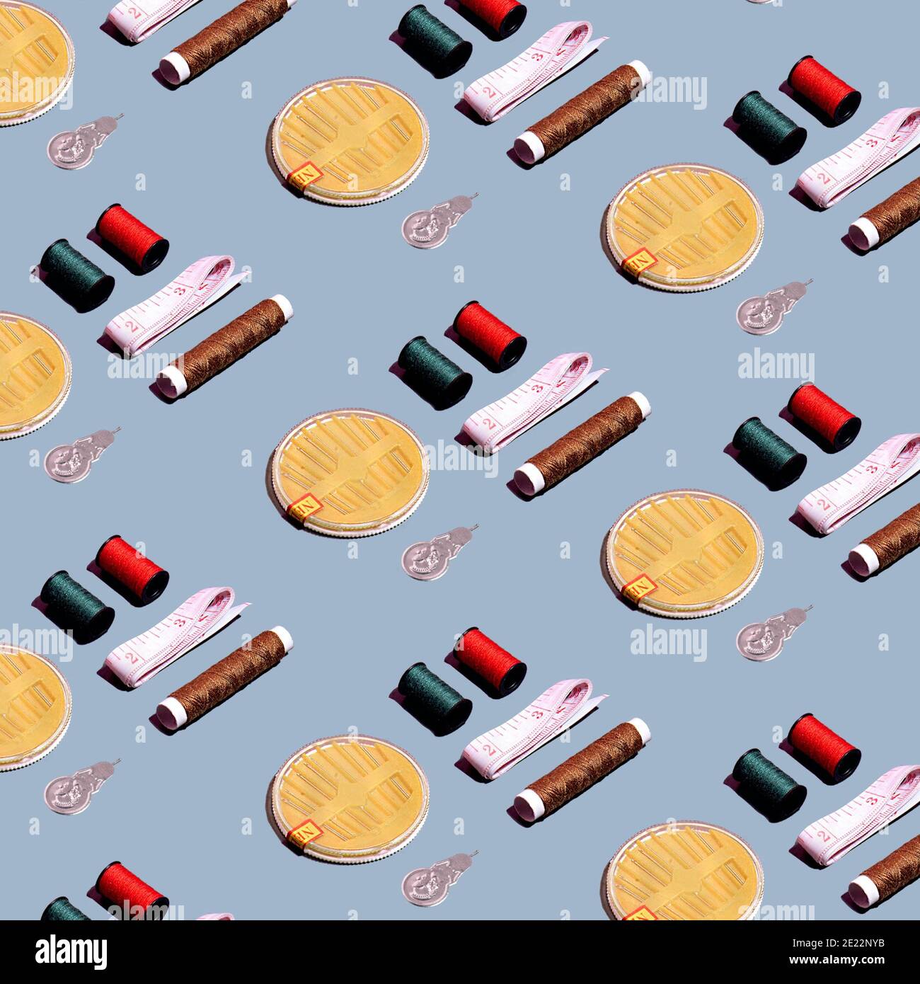 Needle thread measuring tape hi-res stock photography and images - Alamy