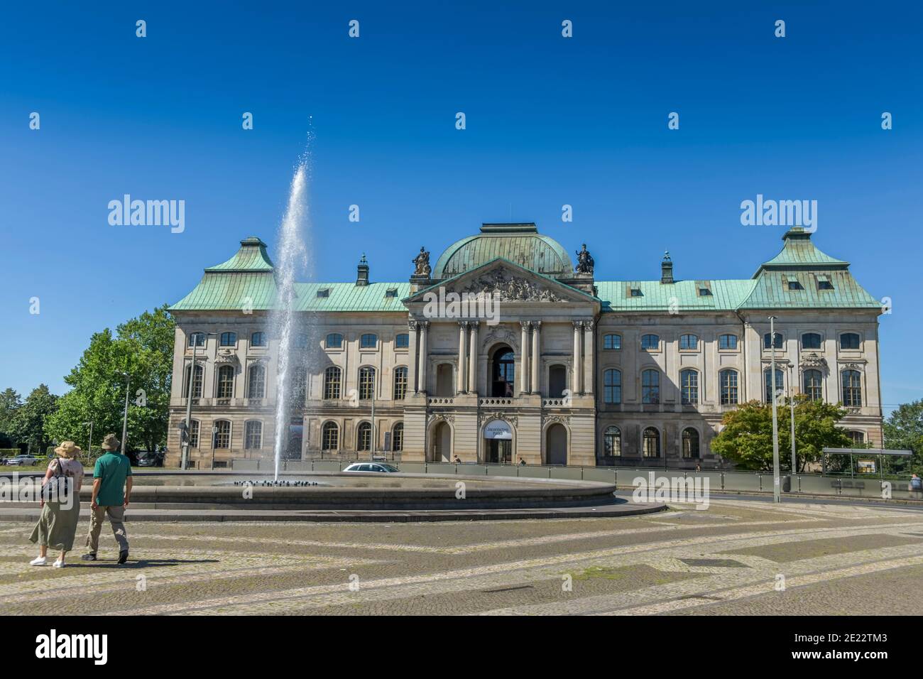 Japanisches Palais, Palaisplatz, Dresden, Sachsen, Deutschland Stock Photo