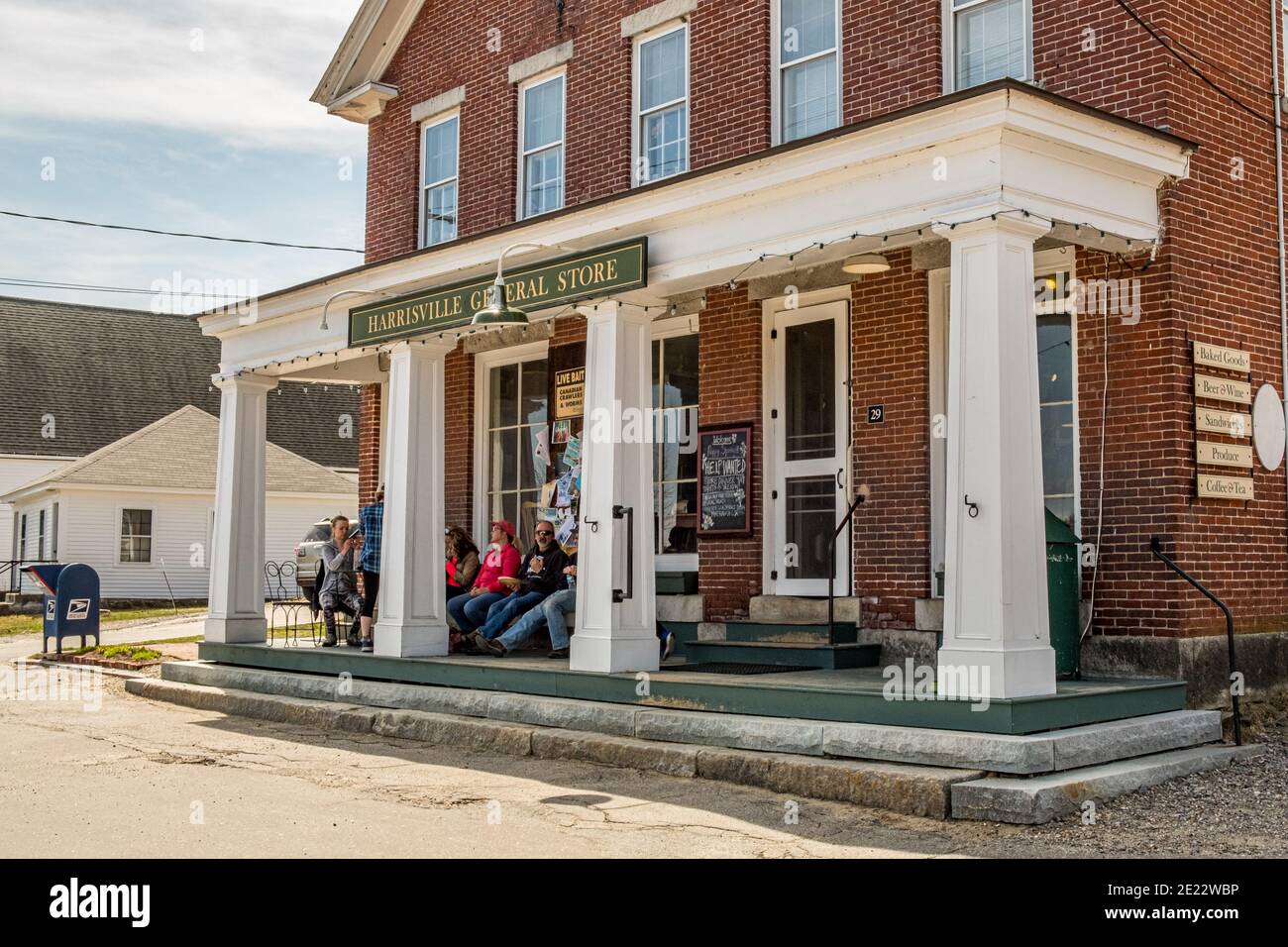 The Harrisville, New Hampshire General Store Stock Photo Alamy
