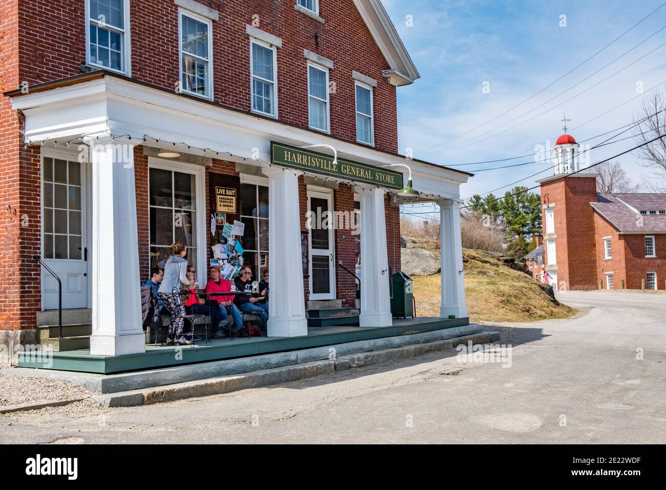 The Harrisville, New Hampshire General Store Stock Photo Alamy