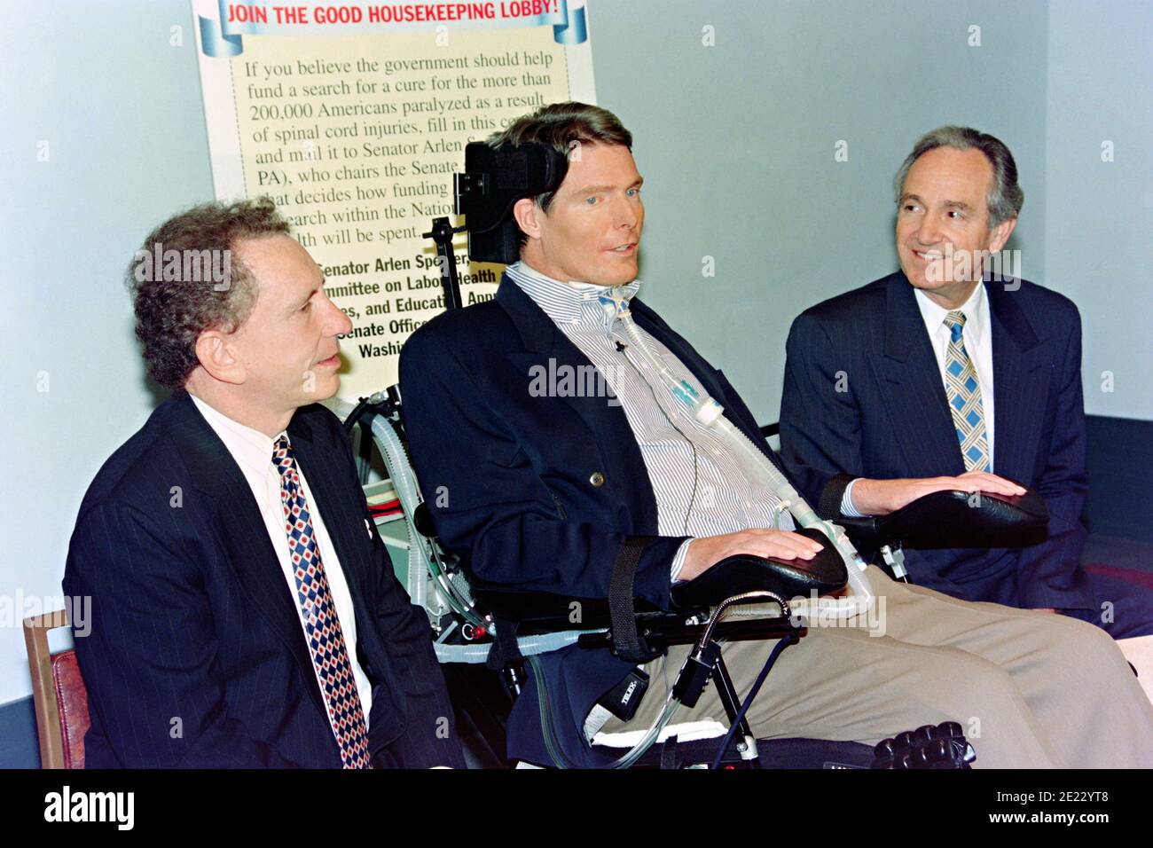 Christopher Reeve Wheelchair High Resolution Stock Photography And Images Alamy