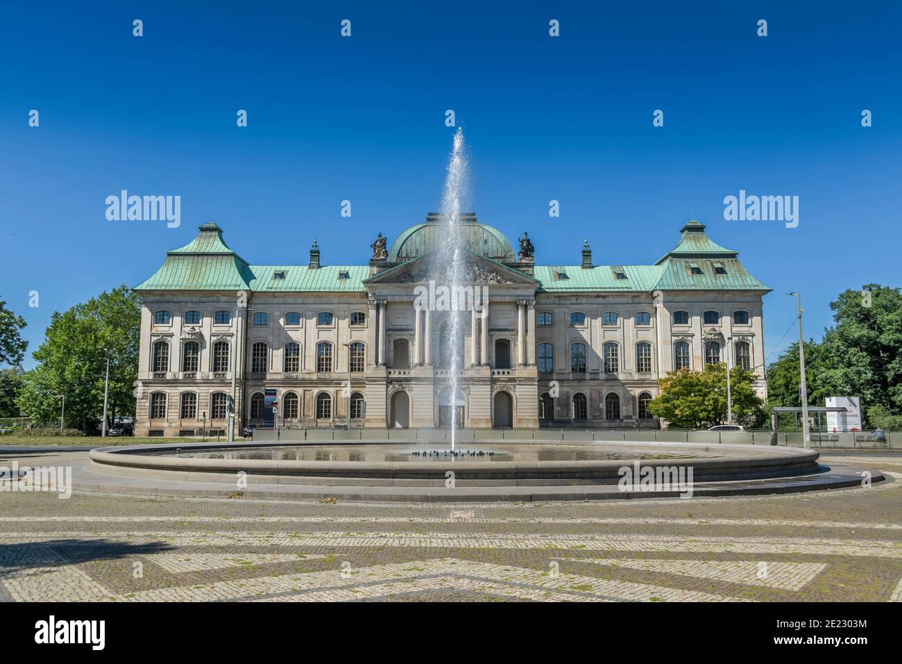 Japanisches Palais, Palaisplatz, Dresden, Sachsen, Deutschland Stock Photo