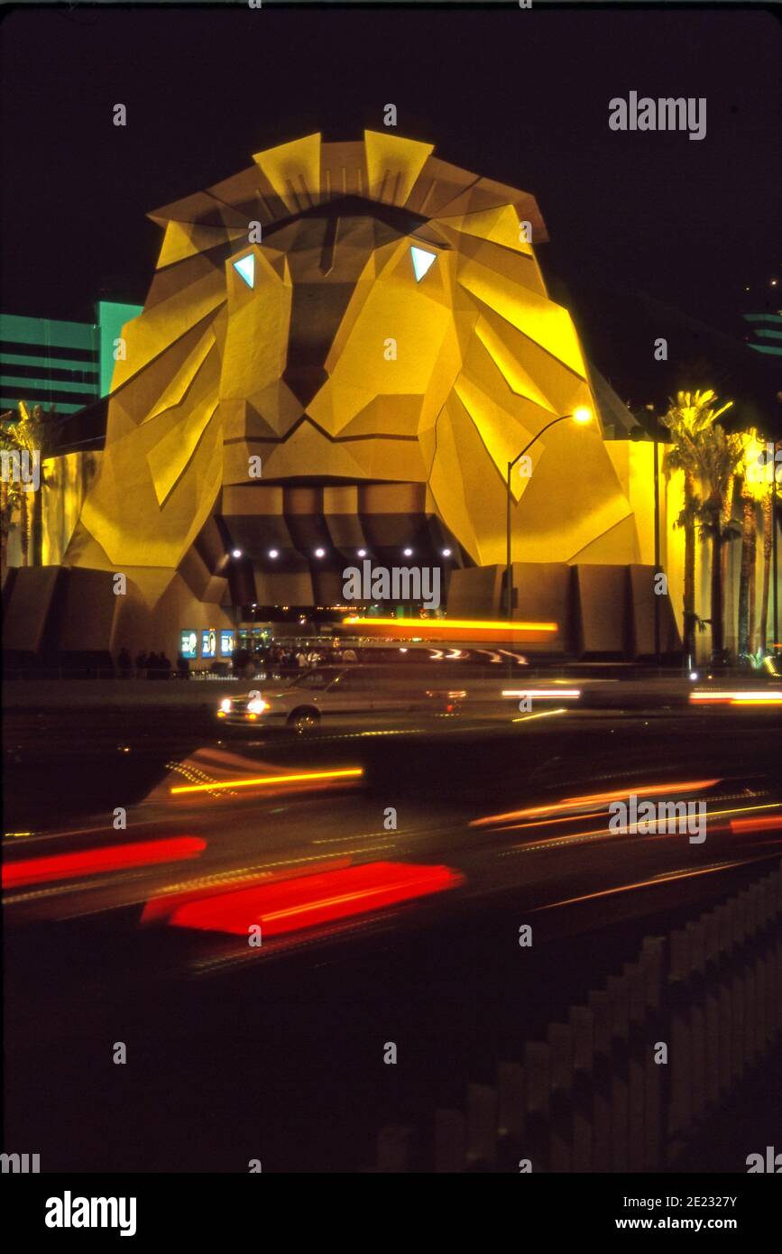 MGM Grand Hotel and Casino on the Strip in Las Vegas, Nevada Stock Photo