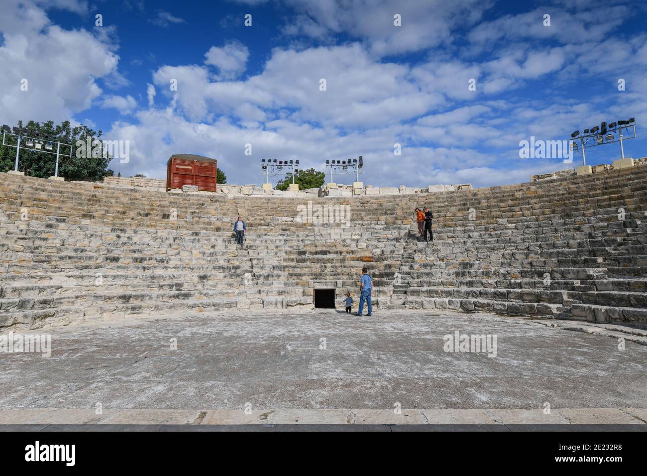 Amphitheater, Ausgrabungsstaette, Kourion, Zypern Stock Photo