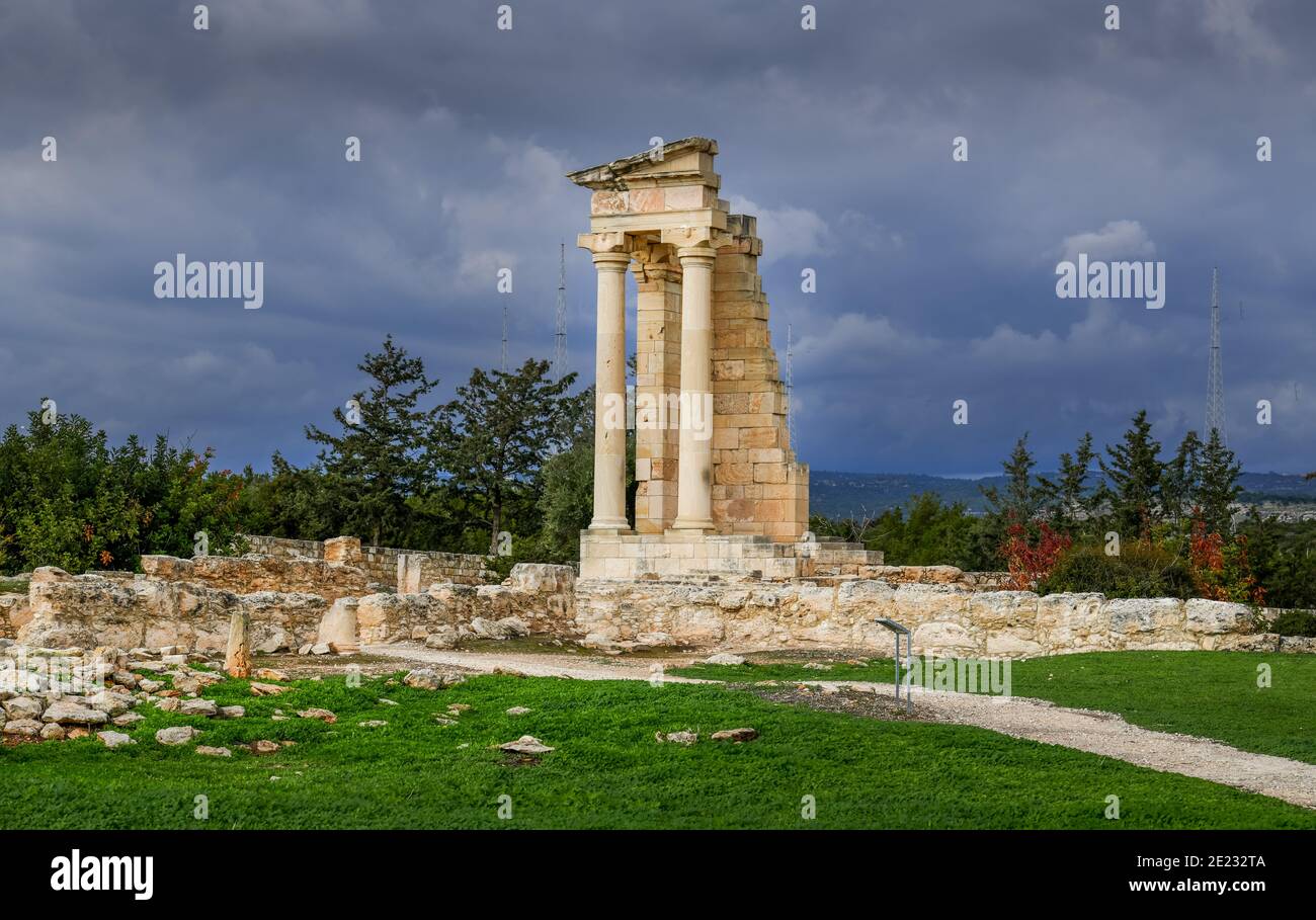 Apollo Heiligtum, Ausgrabungsstaette, Kourion, Zypern Stock Photo