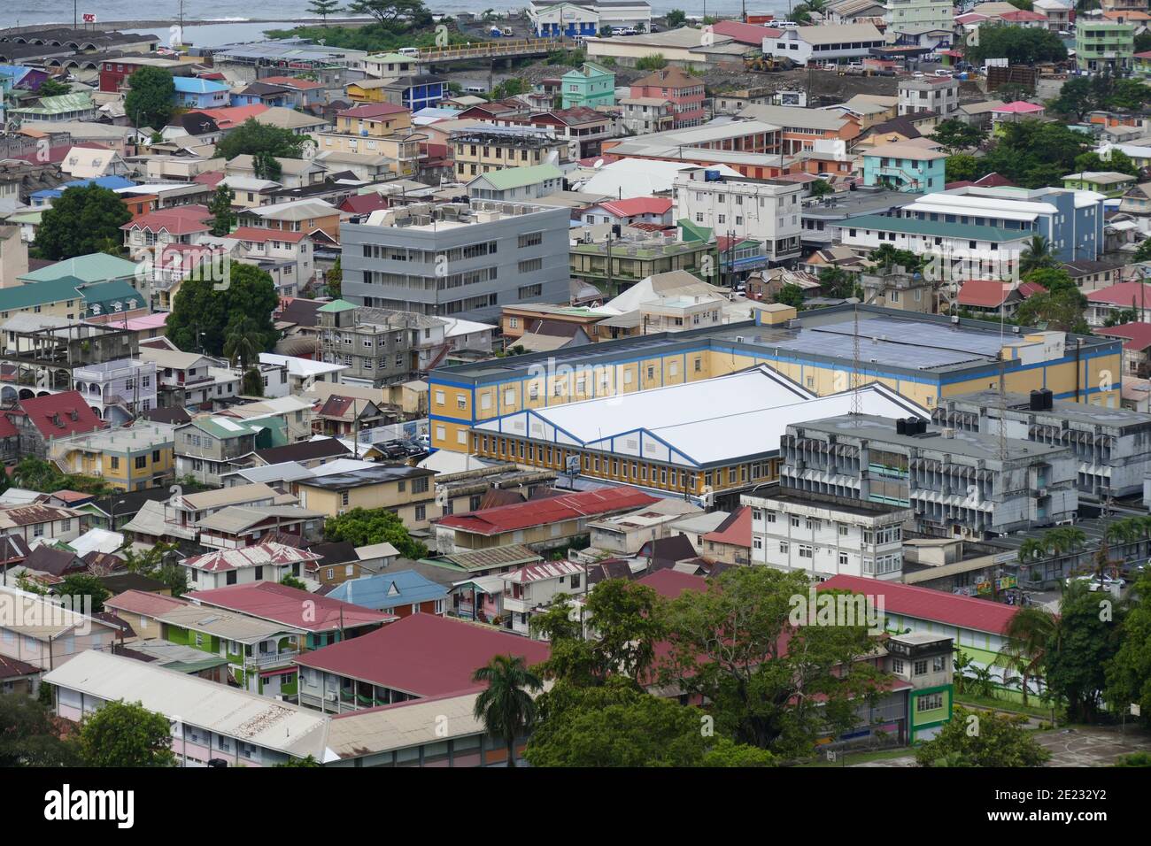Roseau, Dominica, Caribbean Stock Photo Alamy