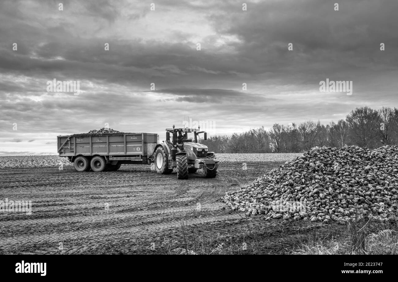 John deere tractor Black and White Stock Photos & Images - Alamy