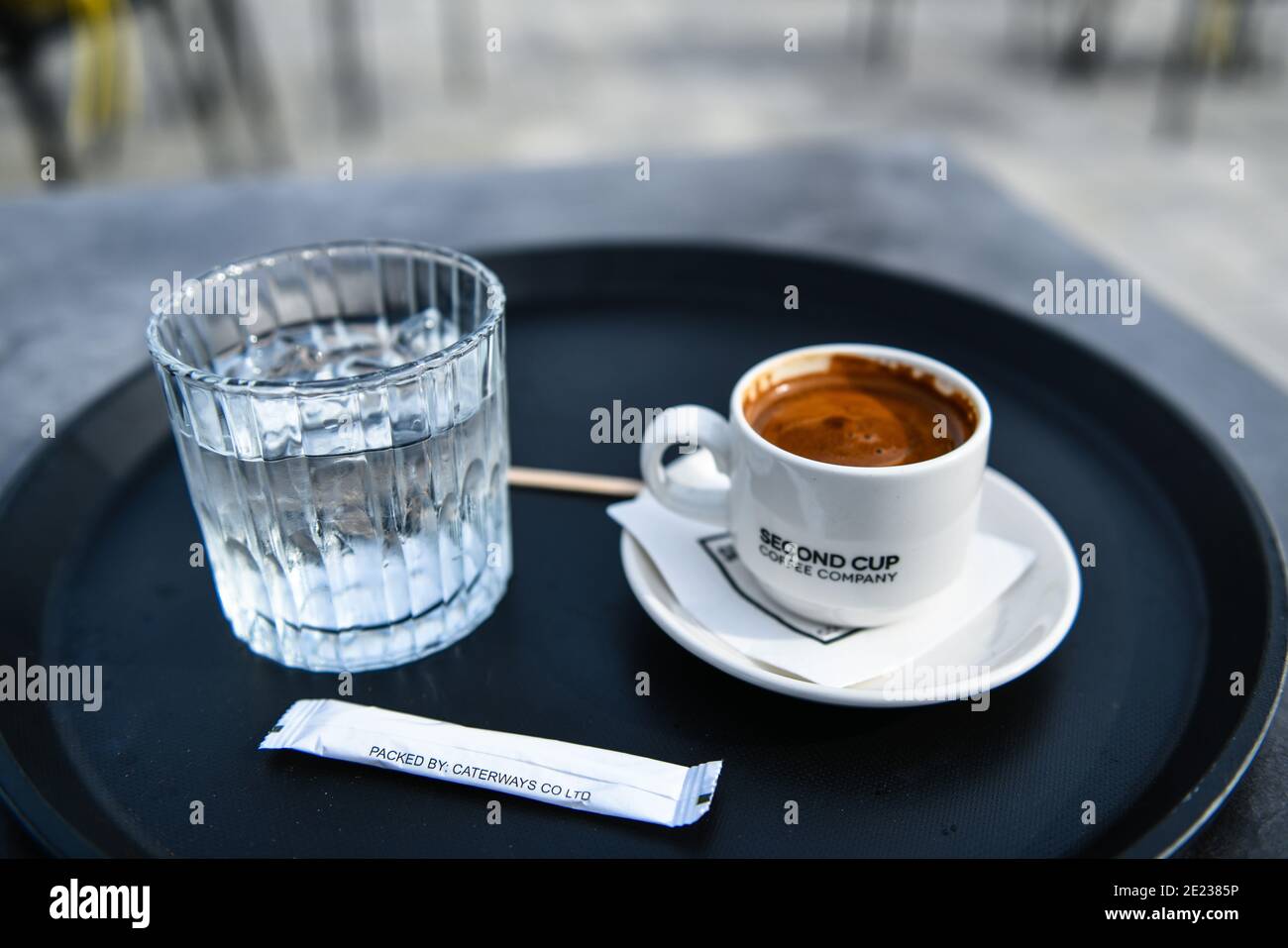 Tasse zyprischer Kaffee Stock Photo