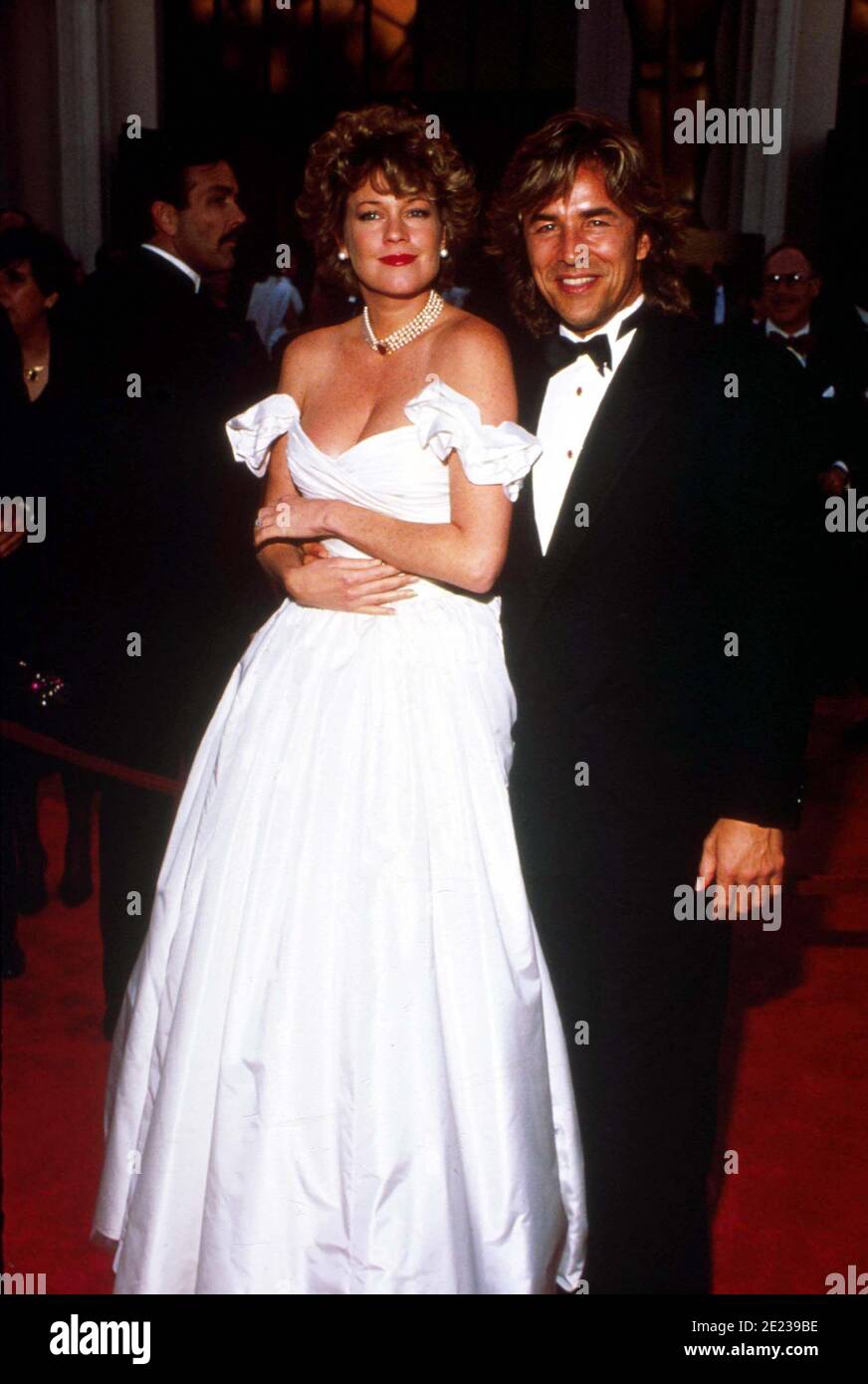 Melanie Griffith And Don Johnson at the 61st Academy Awards on Wednesday, March 29, 1989, at the Shrine Auditorium in Los Angeles, CA.  Credit: Ralph Dominguez/MediaPunch Stock Photo