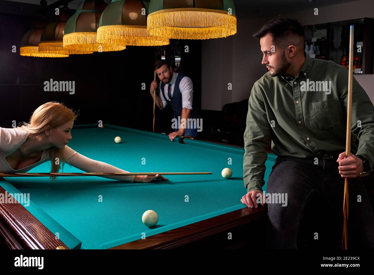 Friends billiard hi-res stock photography and images - Page 2 - Alamy