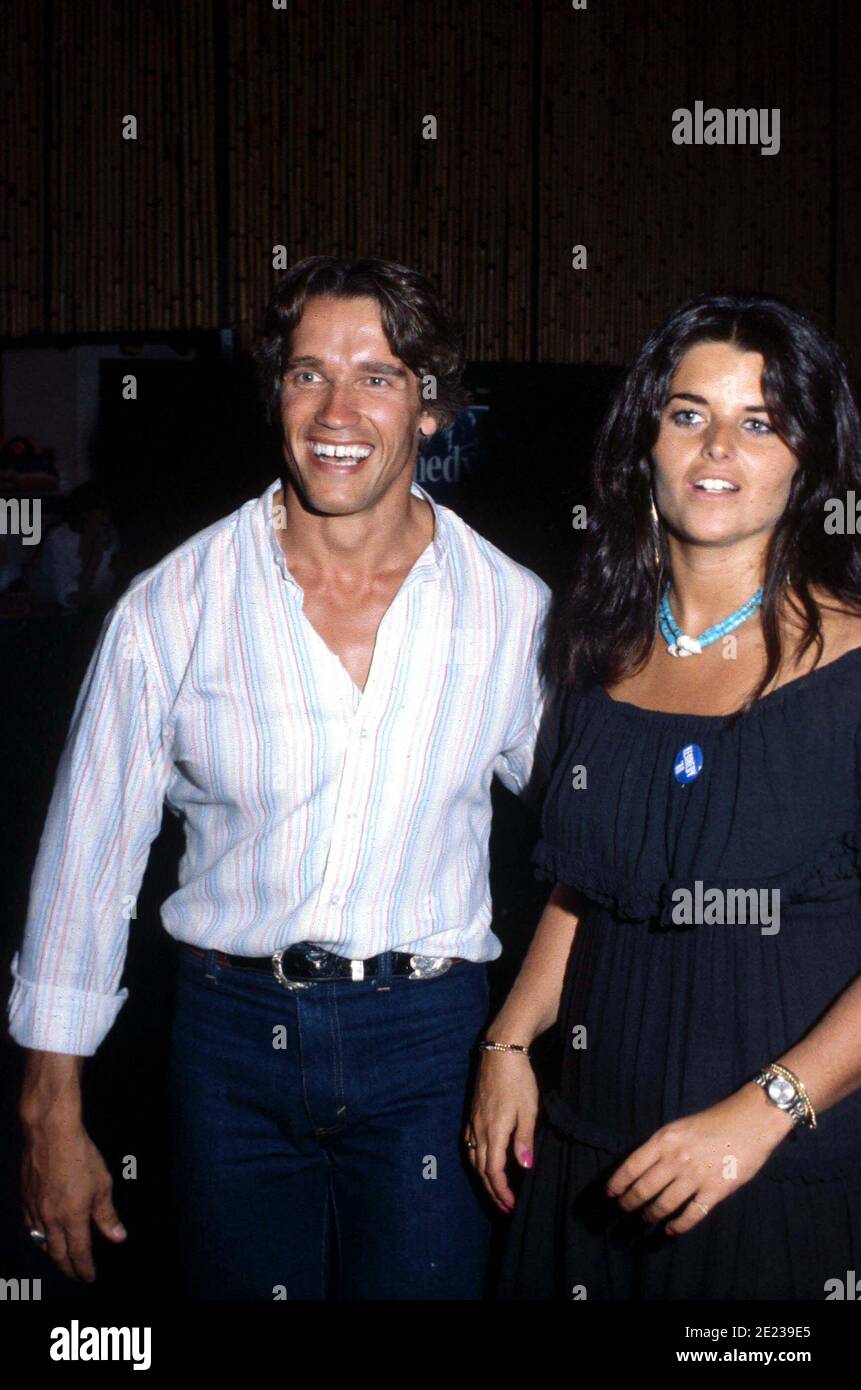 Arnold Schwarzenegger And Maria Shriver 1980 Credit: Ralph Dominguez
