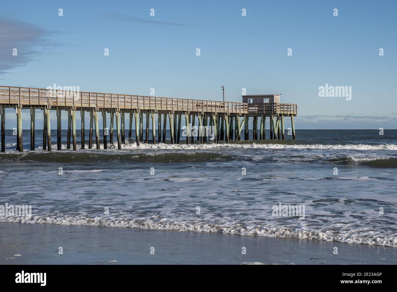 Fishing Pier, Avalon, New Jersey Stock Photo Alamy