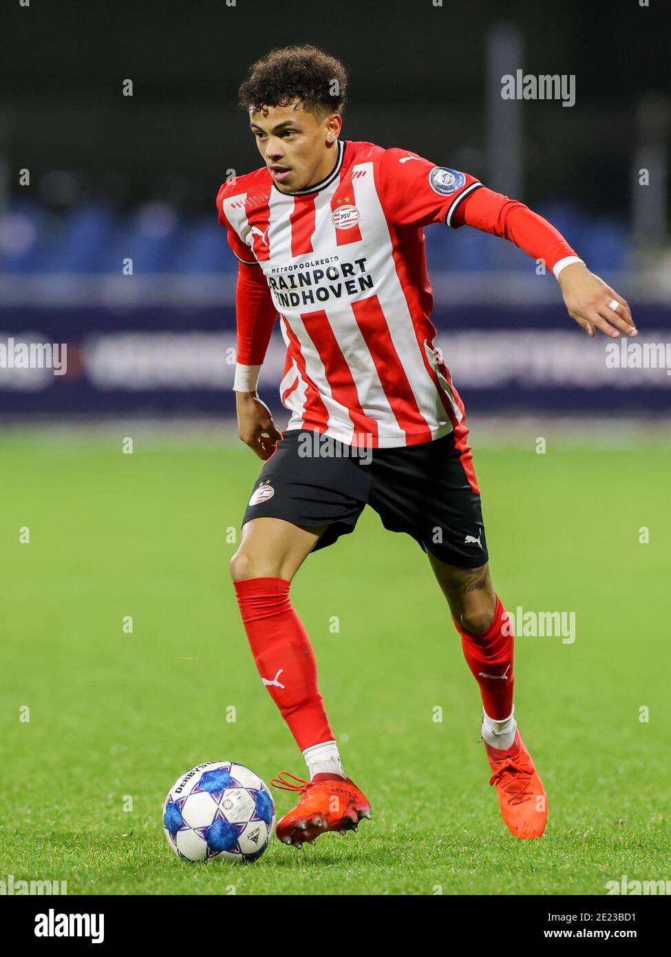 dordrecht netherlands january 11 jeremy antonisse of jong psv during the dutch keukenkampioendivision match between fc dordrecht and psv u23 at gn stock photo alamy