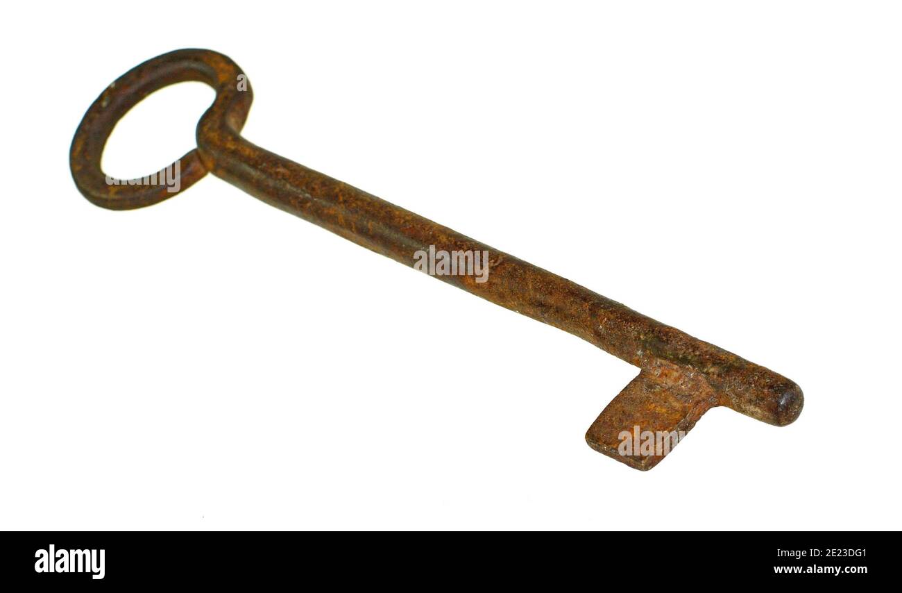 Key isolated on white background with clipping path Stock Photo - Alamy