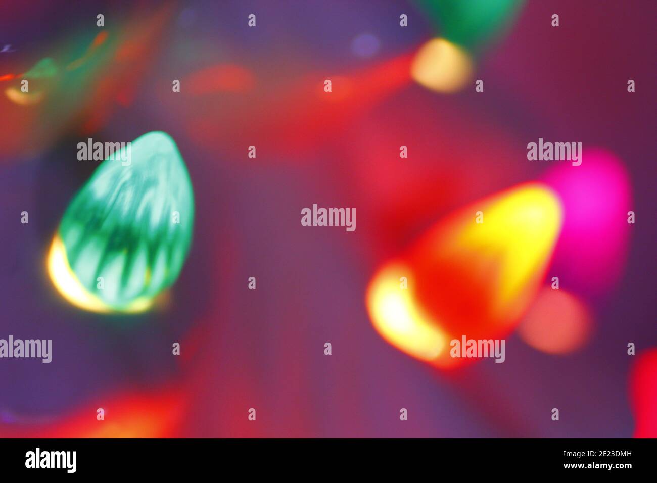 Christmas Holiday Lights Stock Photo - Alamy