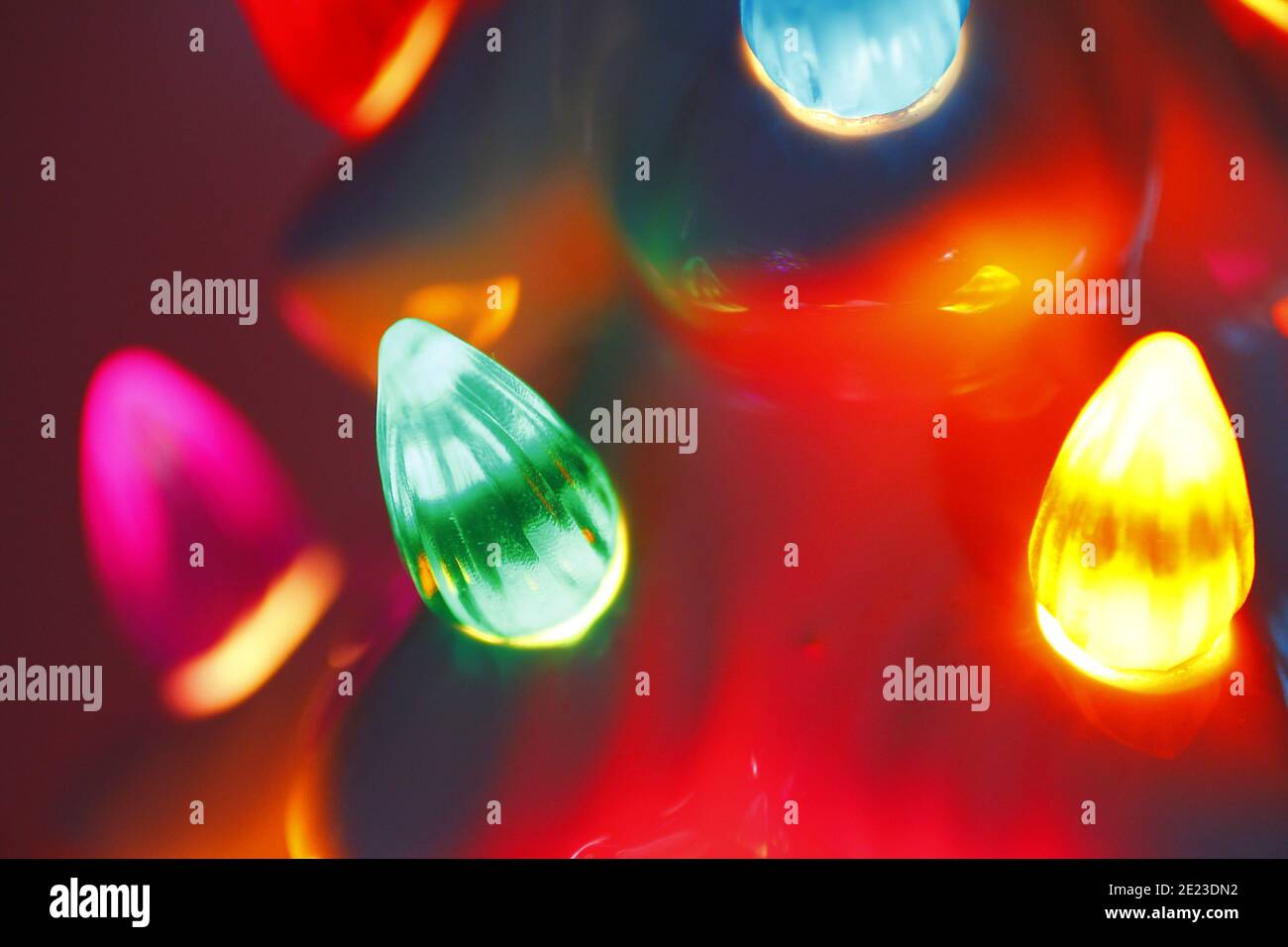 Christmas Holiday Lights Stock Photo - Alamy