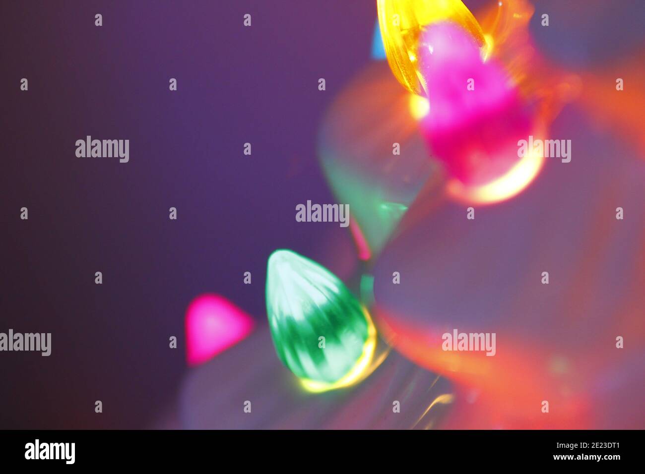 Christmas Holiday Lights Stock Photo - Alamy