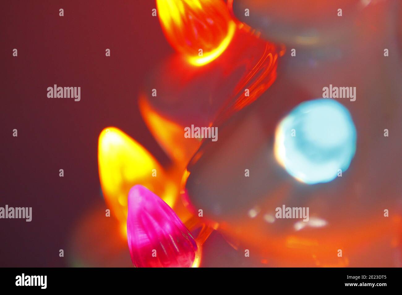 Christmas Holiday Lights Stock Photo - Alamy