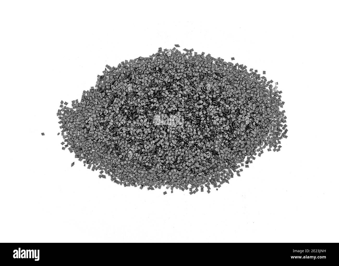 Gunpowder for a military or hunting rifle. Pile gunpowder, black powder