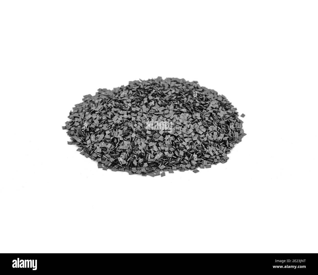 Gunpowder for a military or hunting rifle. Pile gunpowder, black powder