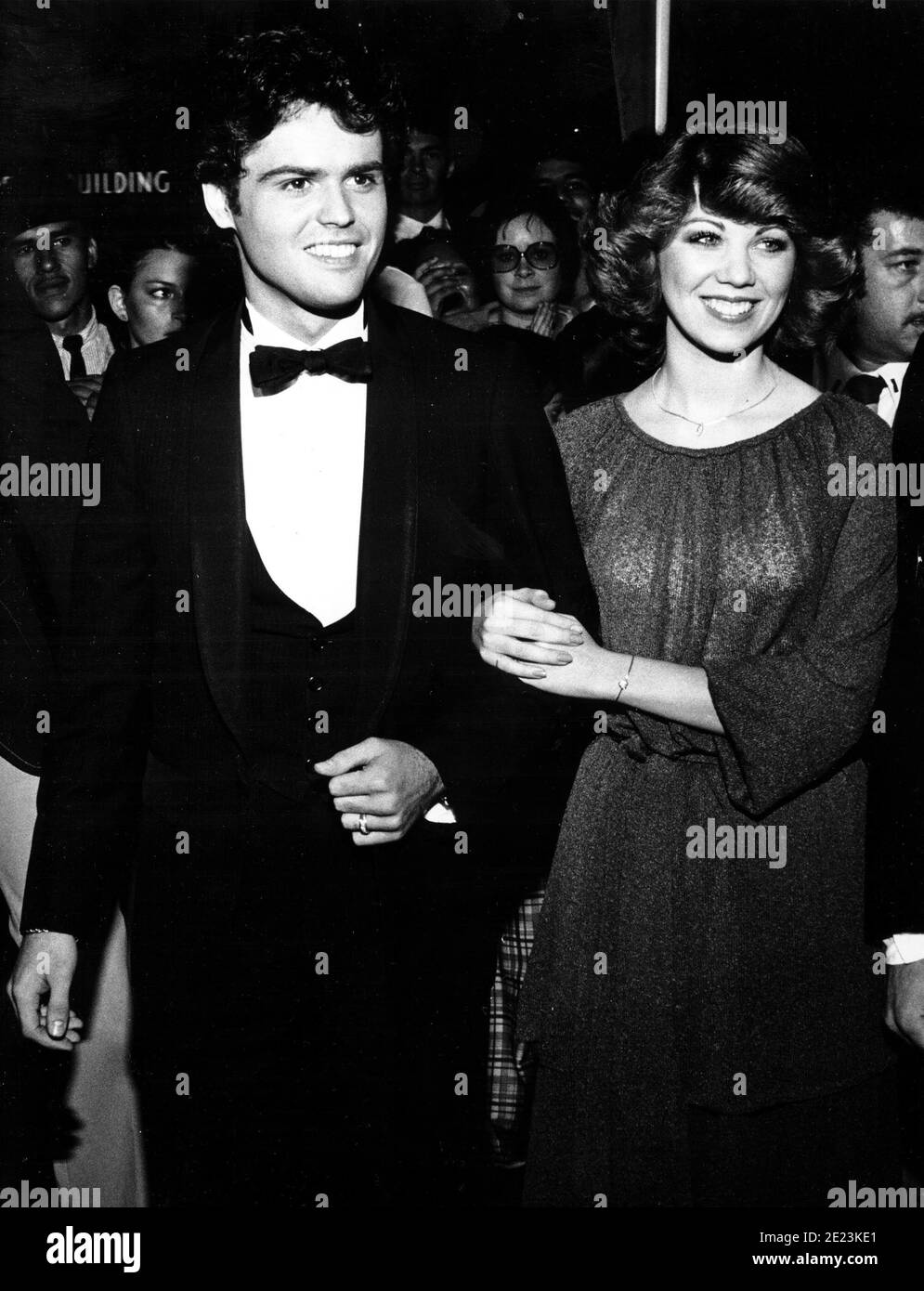 Donny osmond wife debbie osmond Black and White Stock Photos & Images
