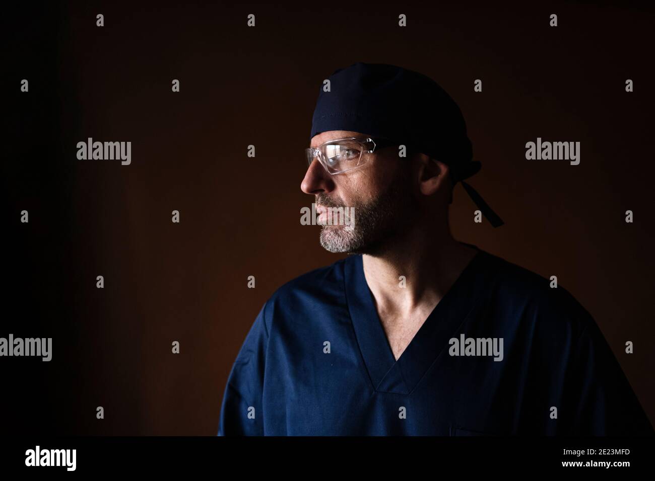 Middle aged male doctor hi-res stock photography and images - Alamy