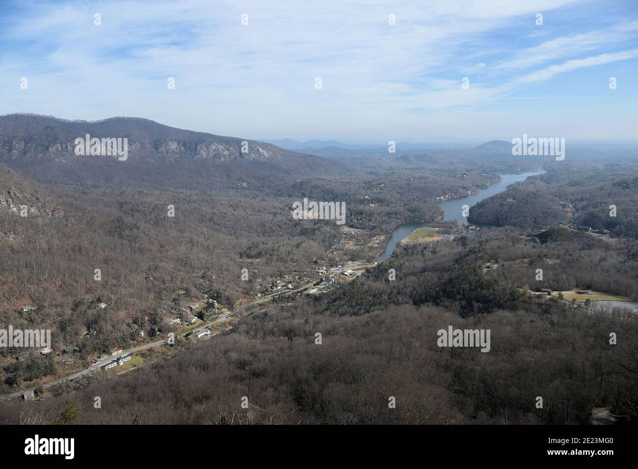 Chimney rock aerial view hi-res stock photography and images - Alamy