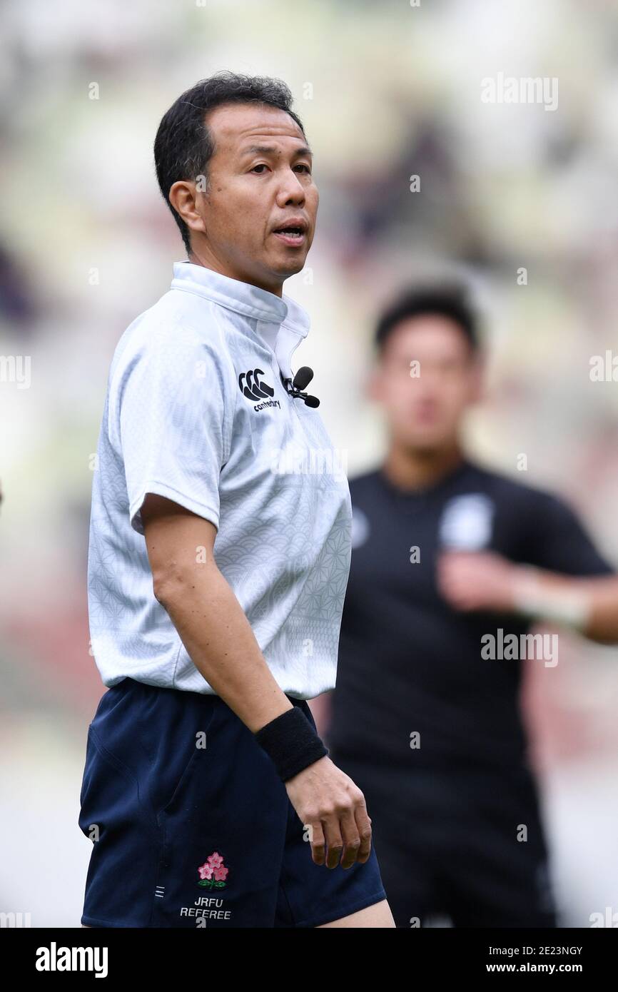 Tokyo, Japan. Credit: MATSUO. 11th Jan, 2021. Referee Rugby : The 57th ...