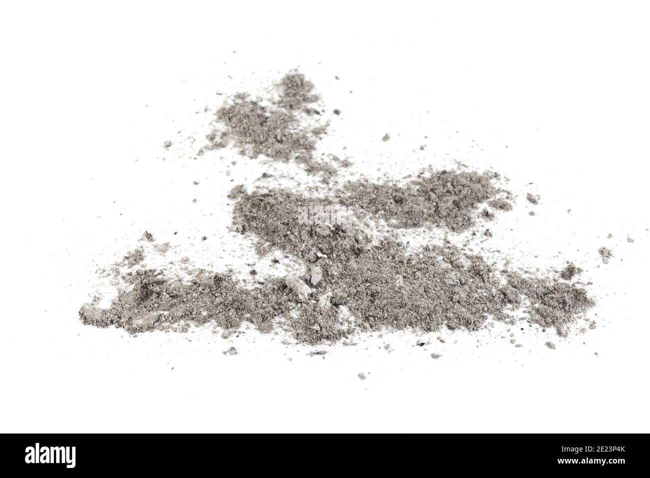 Ash isolated on white background Stock Photo - Alamy