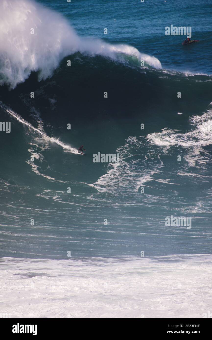 Big Wave Surfing, Nazare 29/10/20. One of the biggest days ever surfed