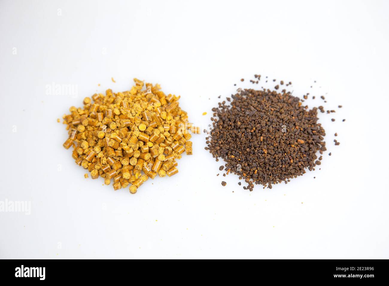 A comparison between a pelletized Corn Gluten Meal vs a granulated Corn