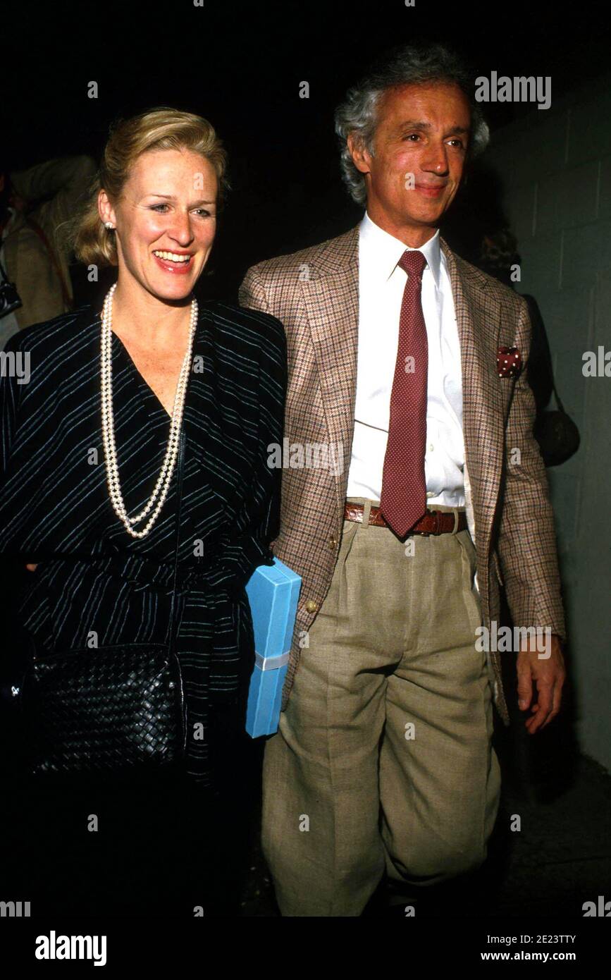 Glenn Close And Husband In California 1985 Credit Ralph Dominguez