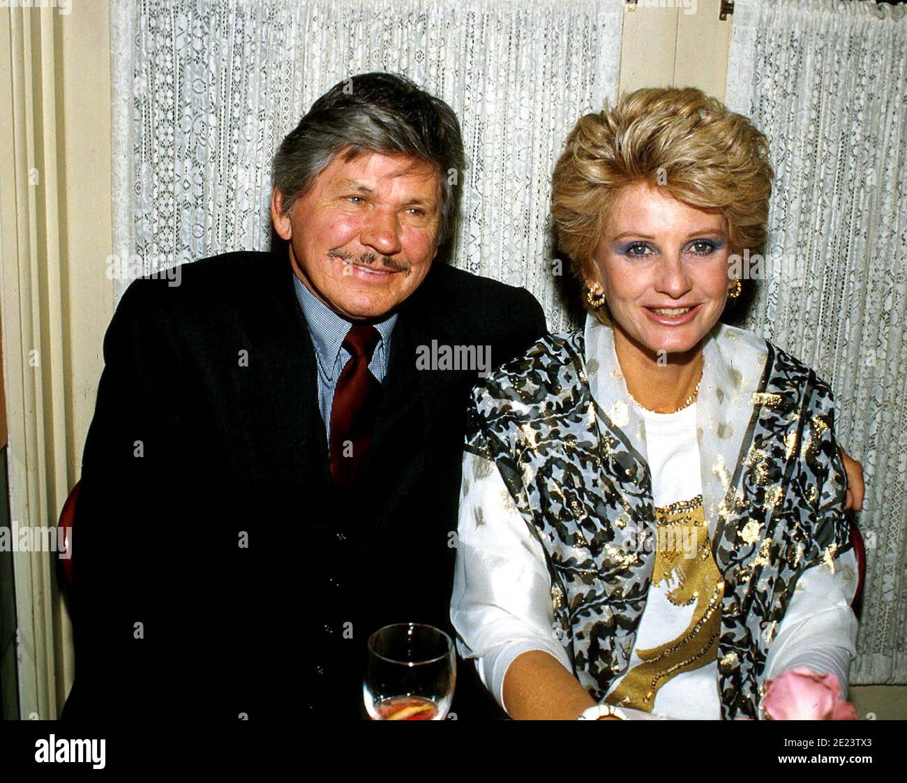 Charles Bronson And Jill Ireland 1987 Credit: Ralph Dominguez ...