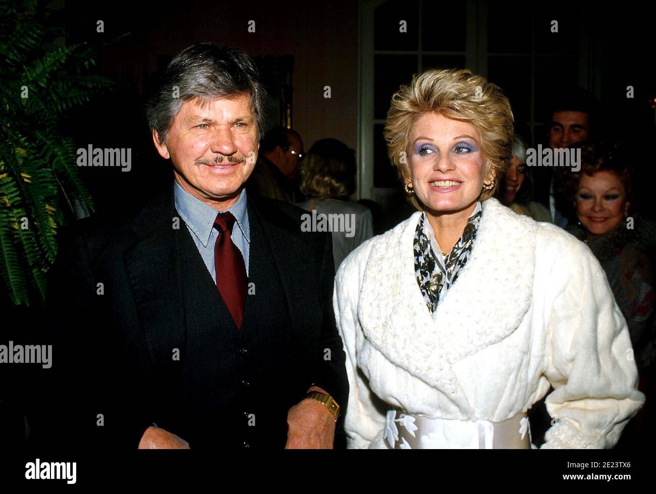 Charles Bronson And Jill Ireland 1987 Credit: Ralph Dominguez ...