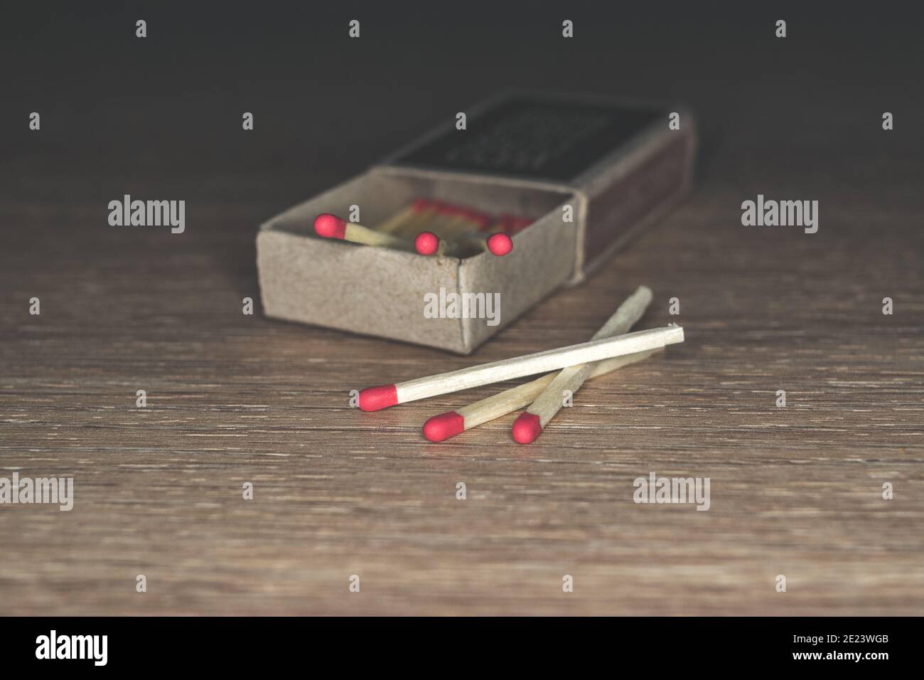 Old matches vintage matchbox hi-res stock photography and images - Alamy