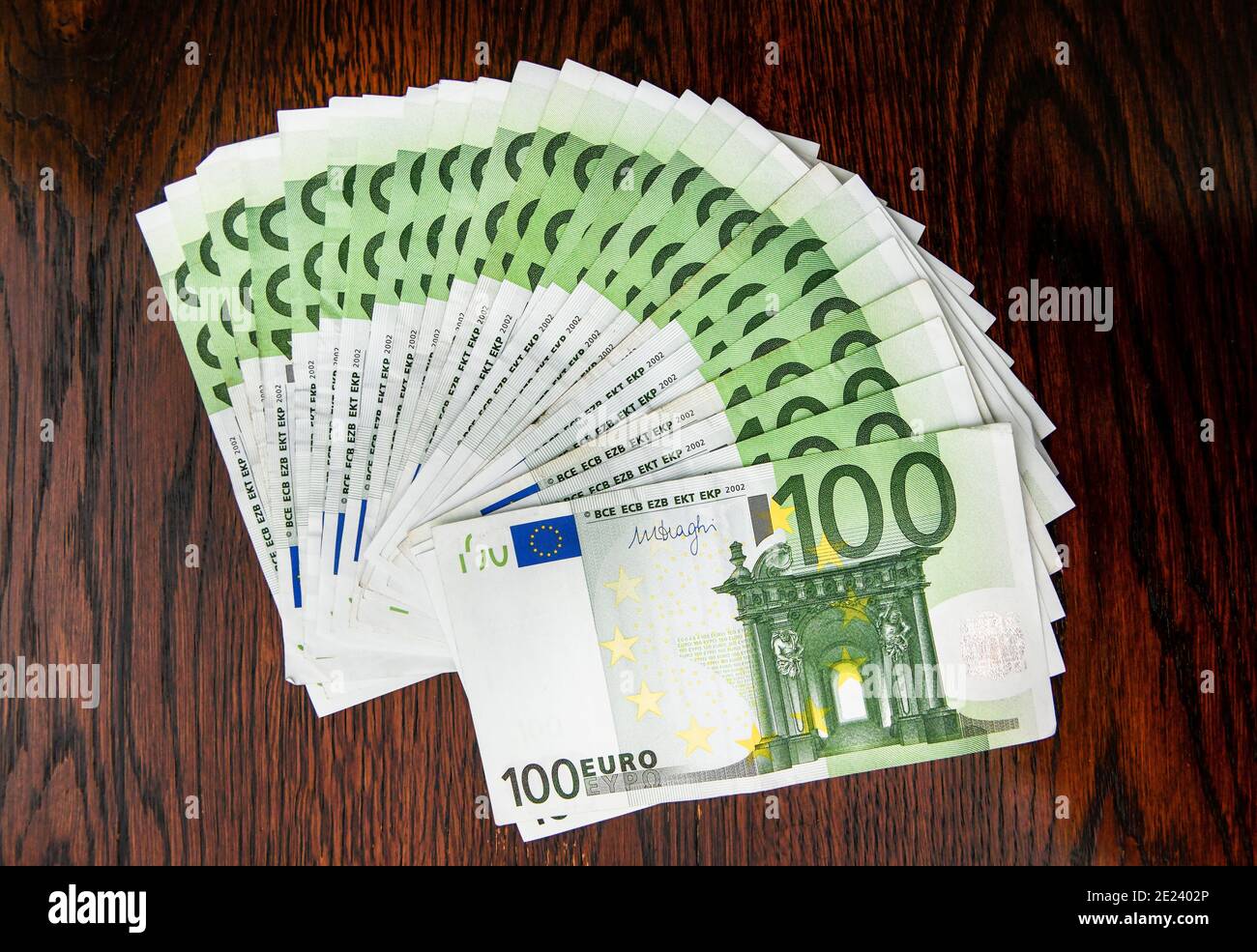 Euroscheine Geld Symbolfoto Stock Photo