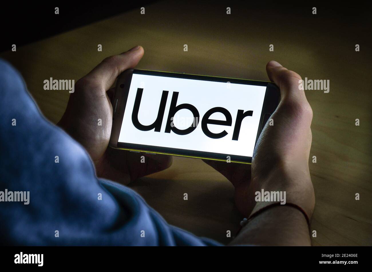 Logo Uber Stock Photo