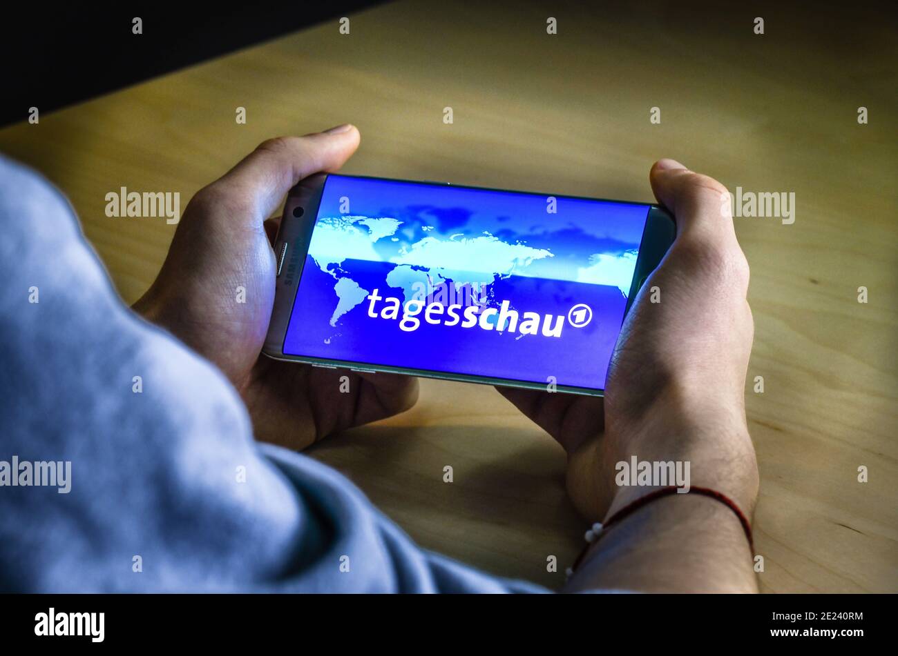 Logo Tagesschau Stock Photo