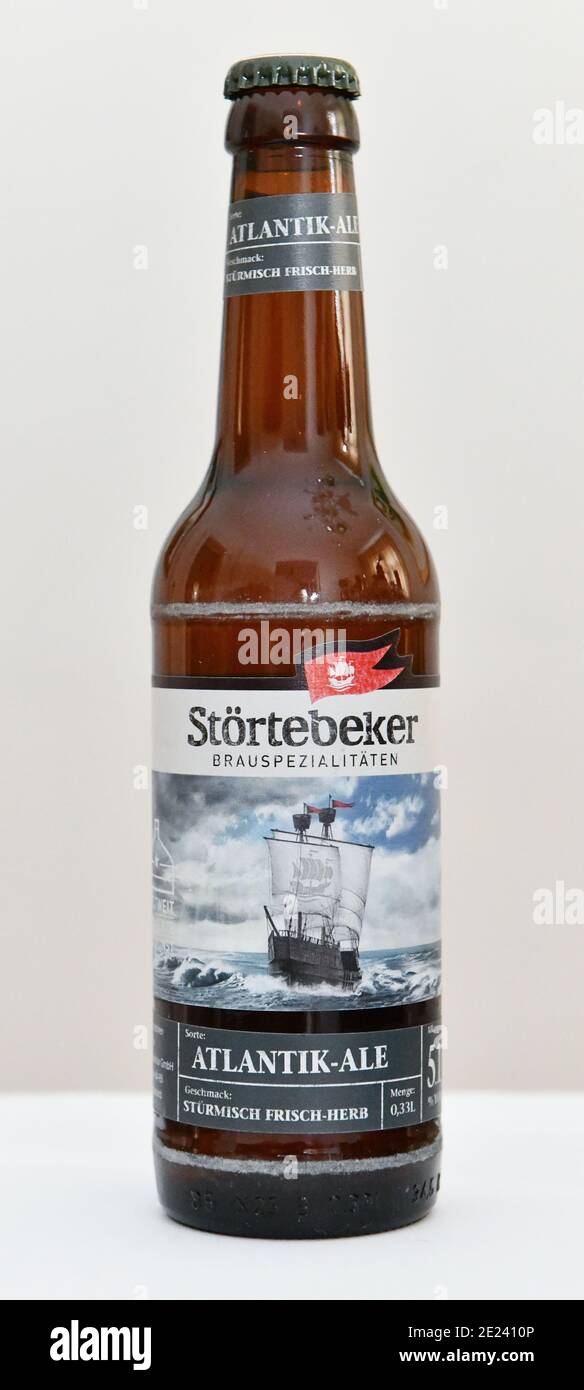 Bierflasche Stoertebecker Atlantik Ale Stock Photo