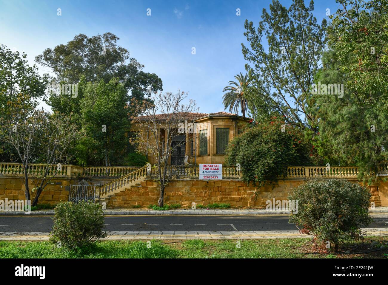 Villa, Hausverkauf, Markou Drakou, Nikosia, Republik Zypern Stock Photo