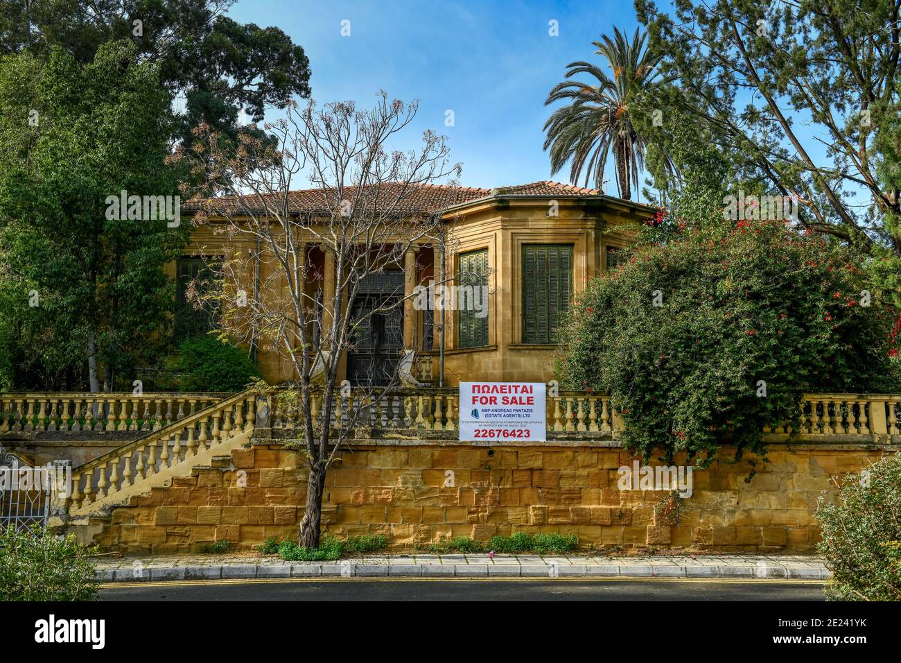 Villa, Hausverkauf, Markou Drakou, Nikosia, Republik Zypern Stock Photo